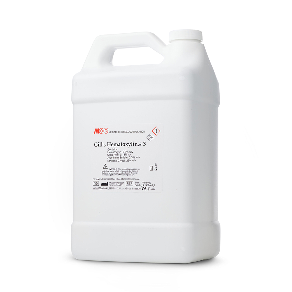 MCC - Hematoxylin Gill's #3, 1 gal/cnt (case of 4)