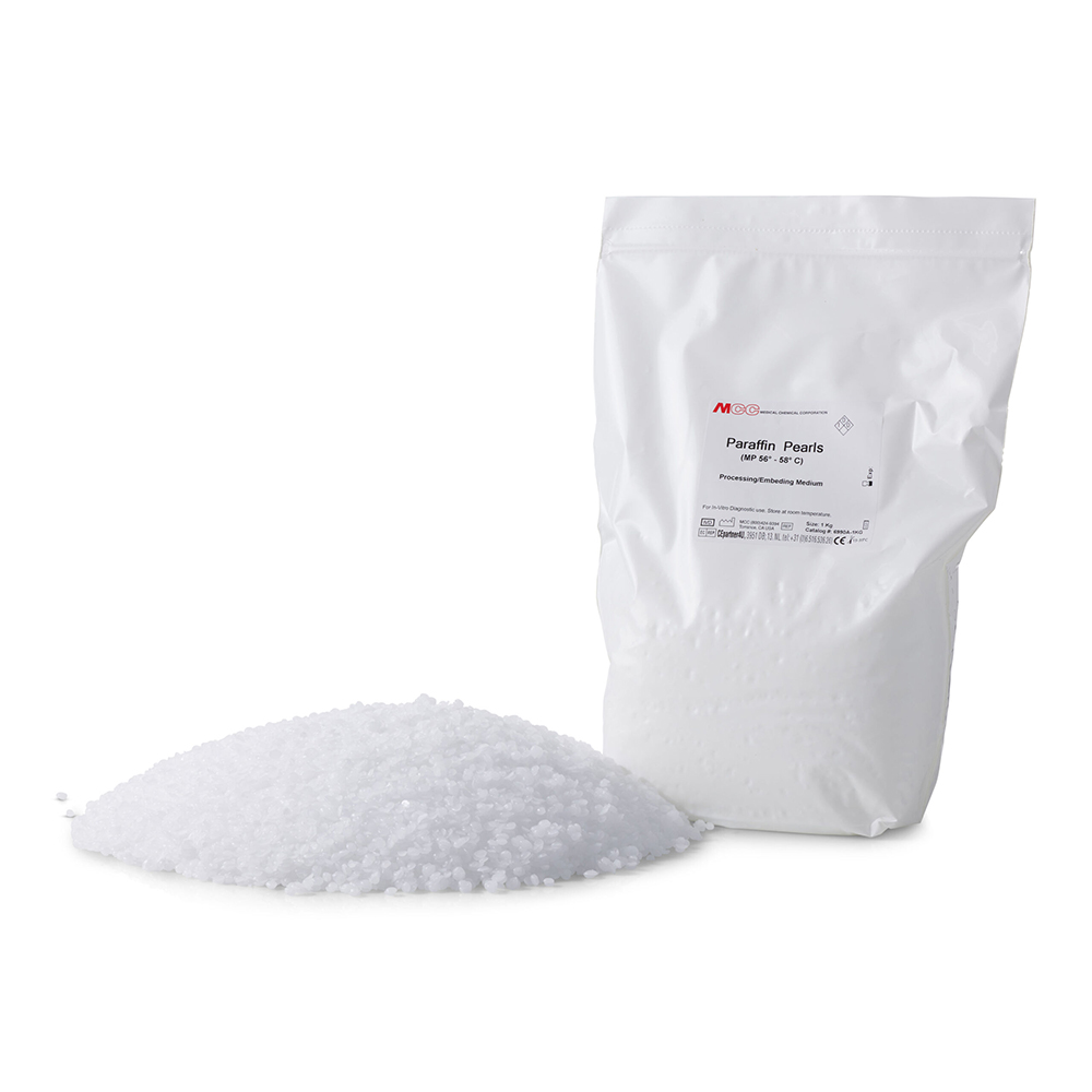 MCC - Paraffin Pearls, Embedding Medium, MP 56°-58° C, 1kg/Bag (case of 8)