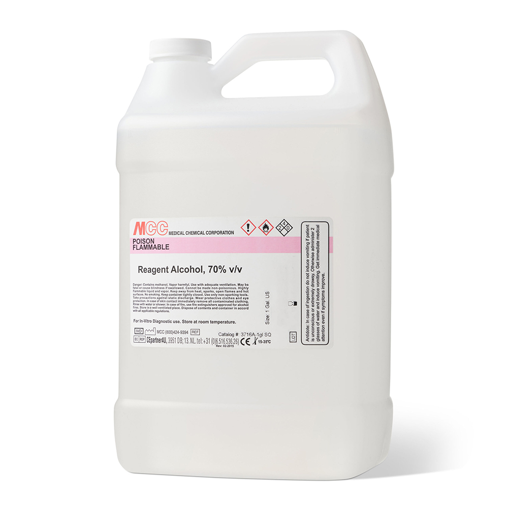 MCC - Reagent Alcohol, 70%, 1 gal/cnt (case of 4)