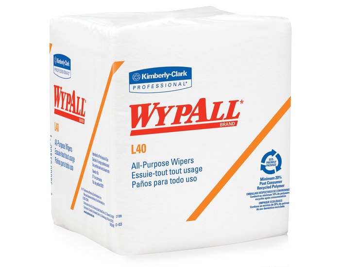 R.S Hughes - Kimberly-Clark Wypall, L40 Wiper, 56 sheets/pk (case of 18)