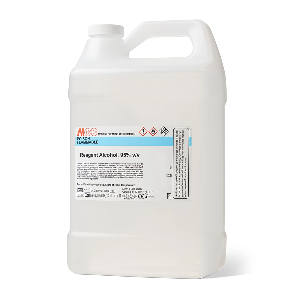 MCC - Reagent Alcohol, 95%, 1gal/bottle (case of 4)