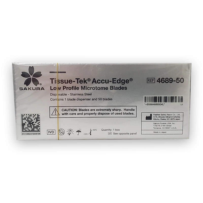 Sakura - Tissue-Tek®, Accu-Edge®, low profile microtome blades, 50 blades/pk